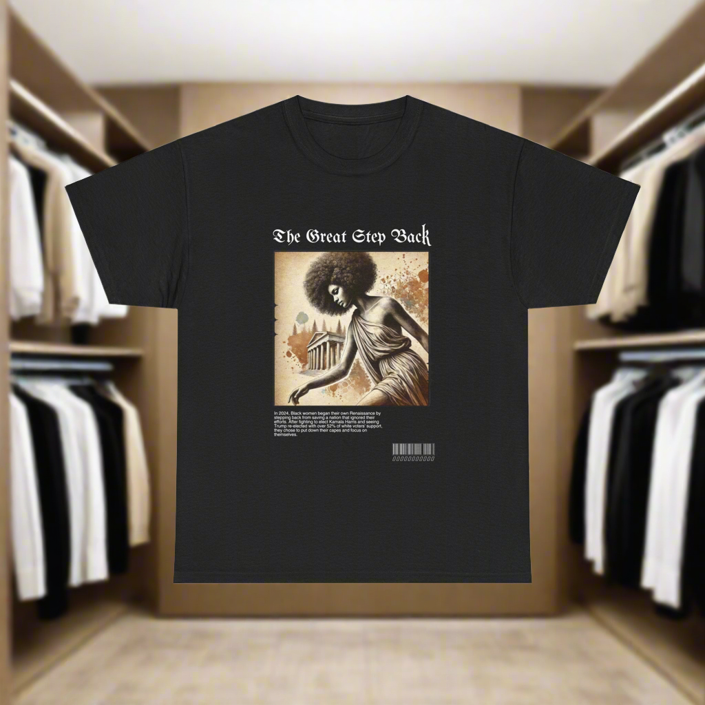 “The Great Step Back” Renaissance-Inspired Tshirt