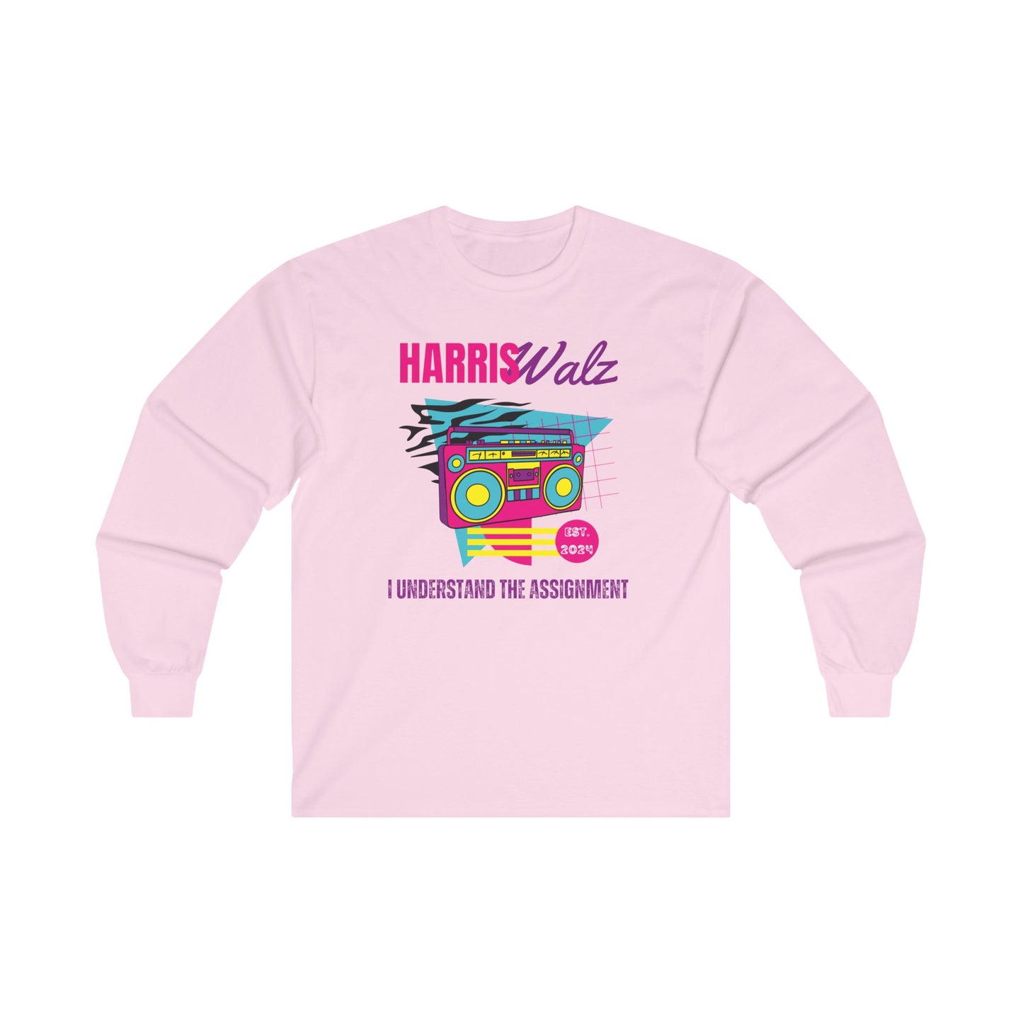 Harris Walz 90s Inspired Longsleeve Tshirt