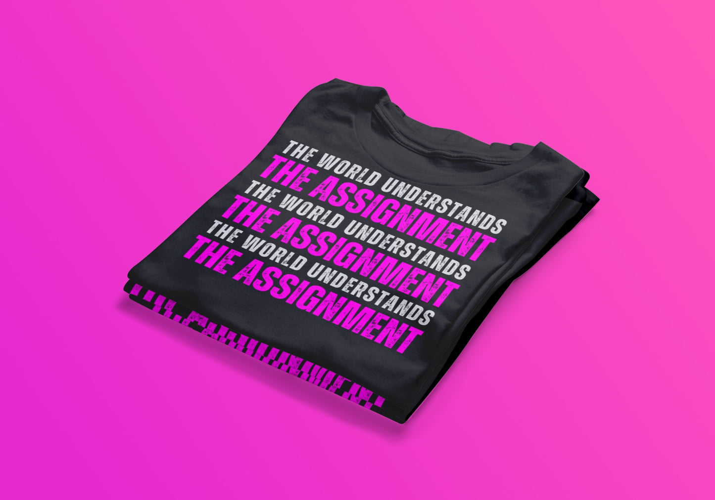 The World Understands The Assignment Tee