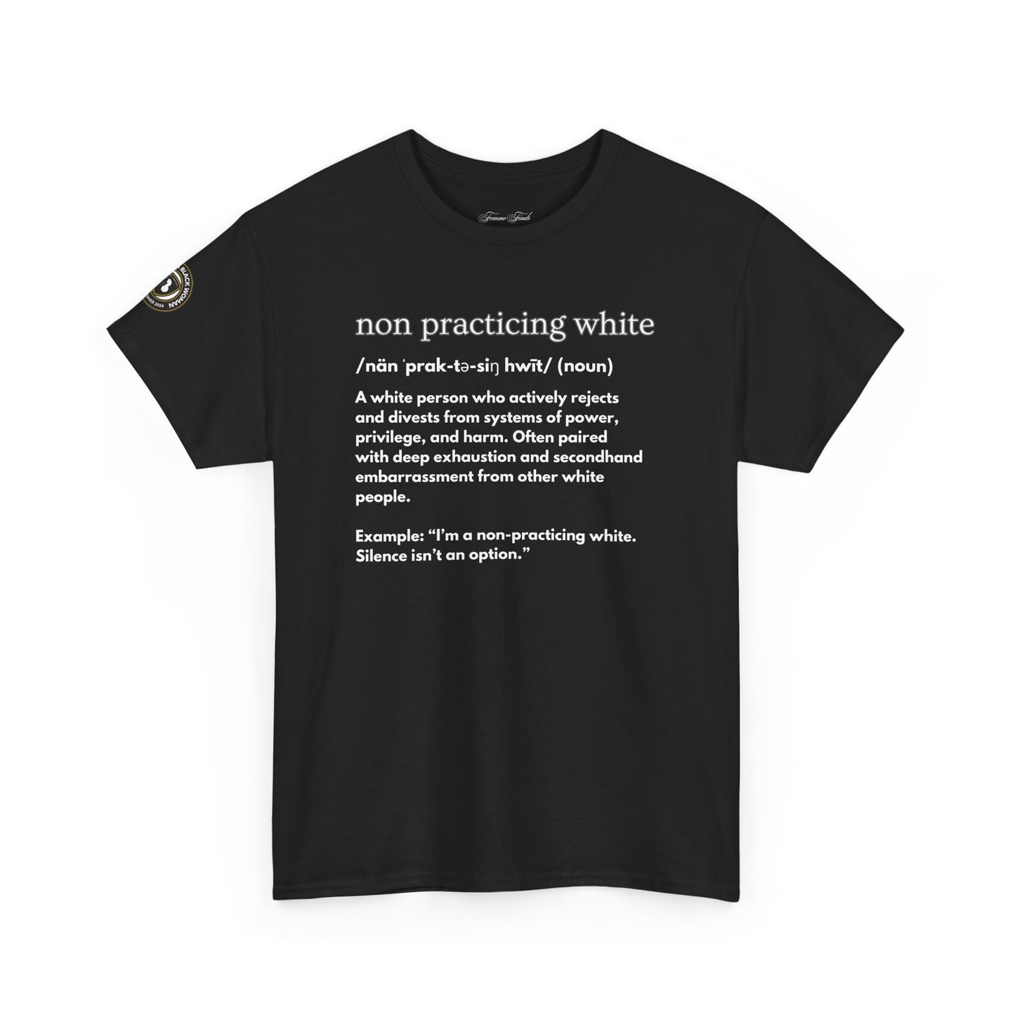 “NON PRACTICING WHITE” TSHIRT