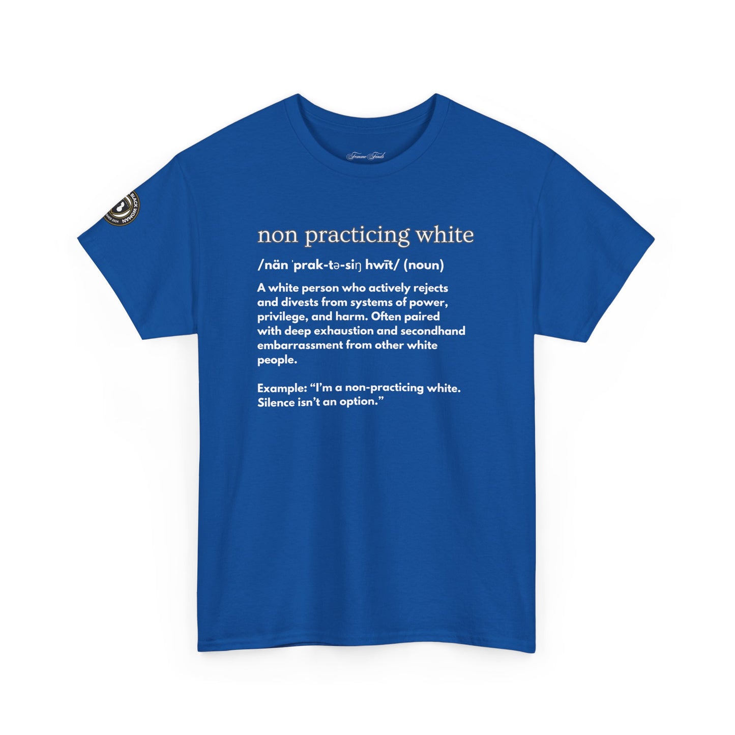 “NON PRACTICING WHITE” TSHIRT