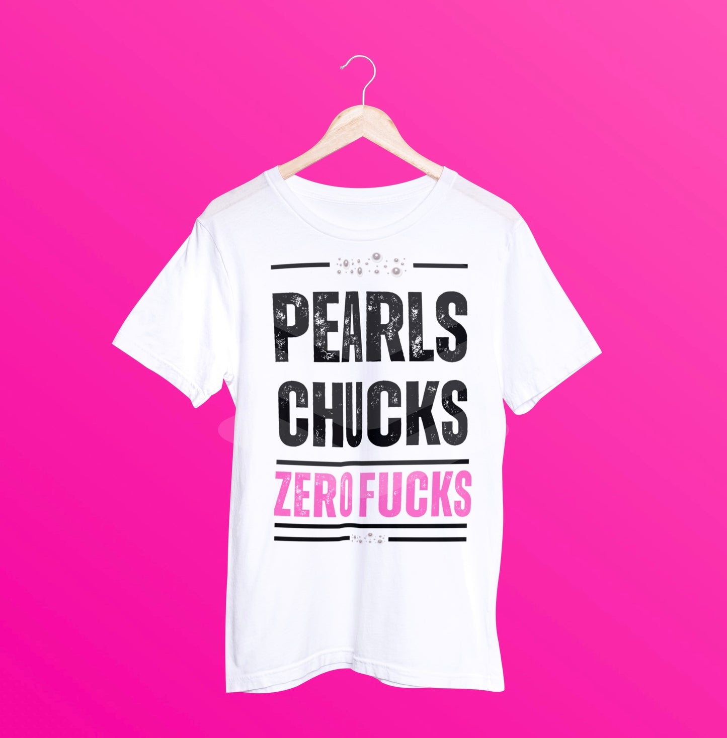 Pearls & Chucks Tee