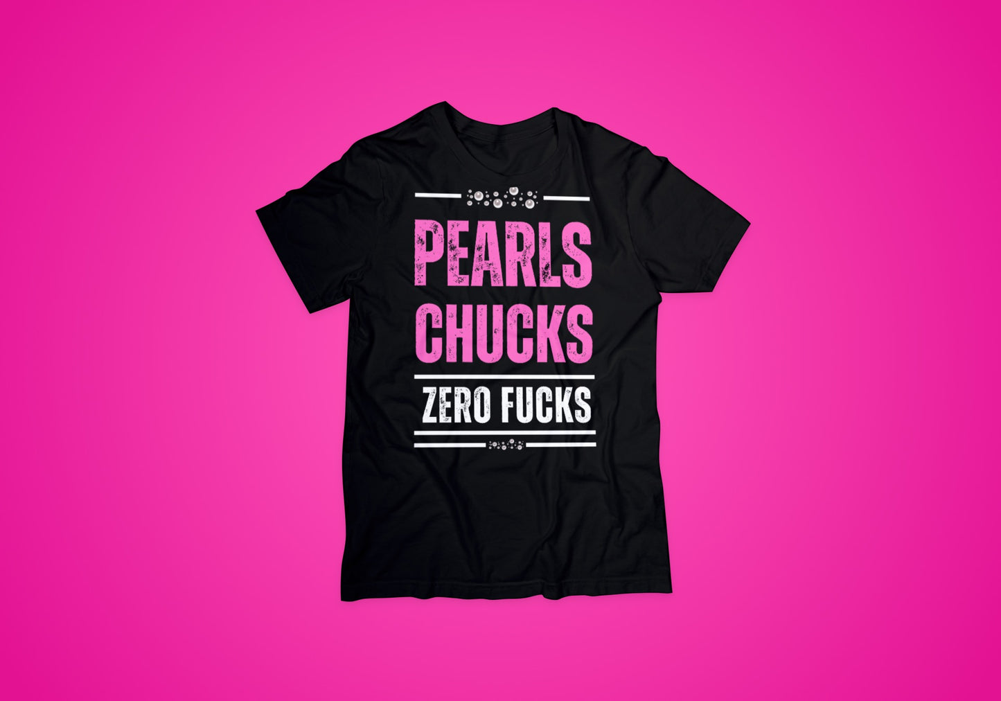 Pearls & Chucks Tee