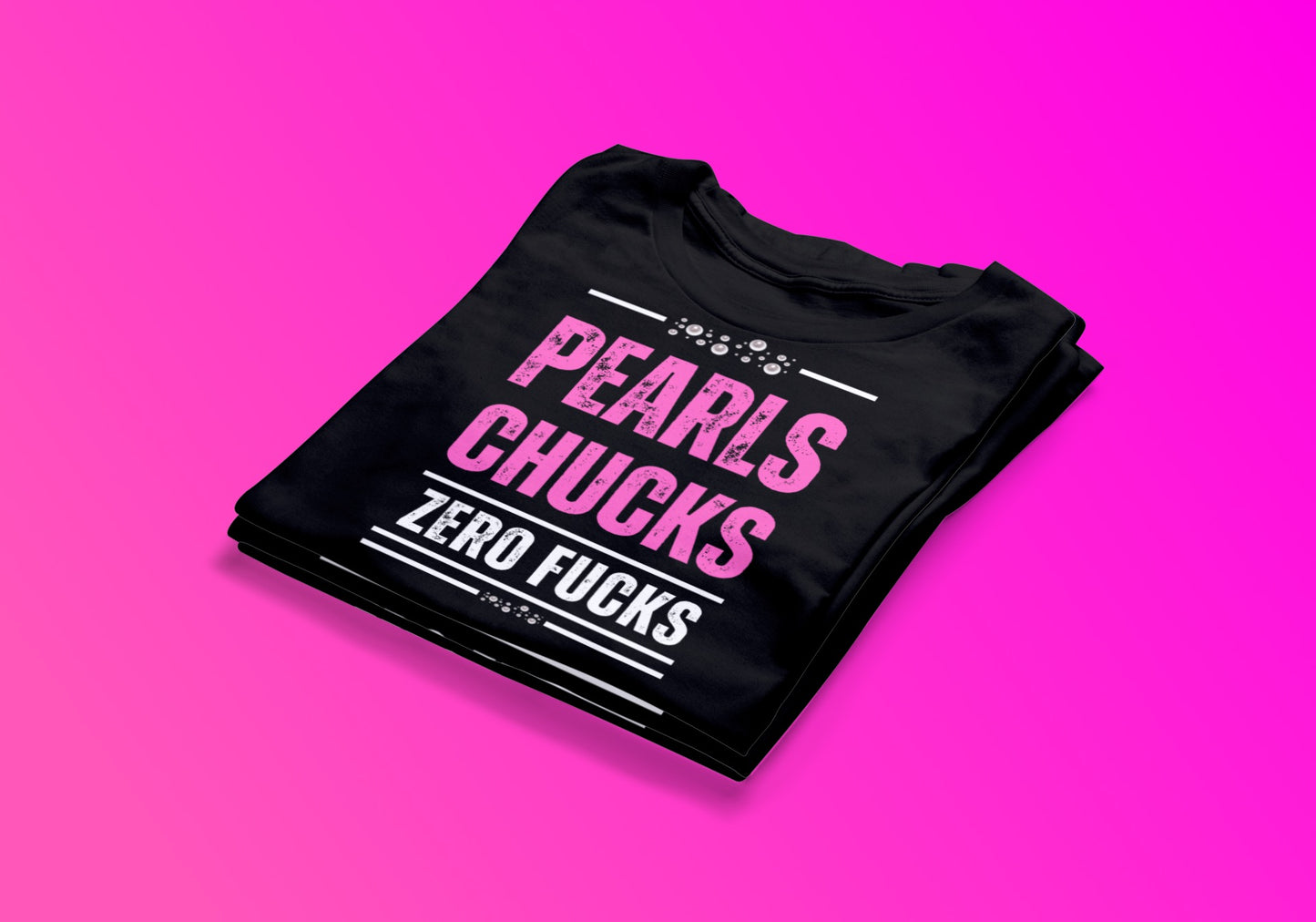 Pearls & Chucks Tee