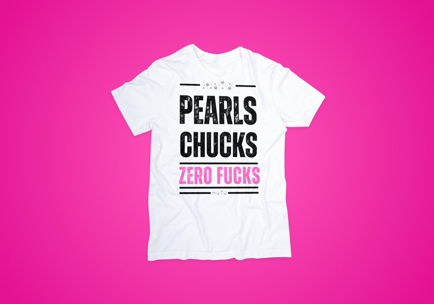 Pearls & Chucks Tee