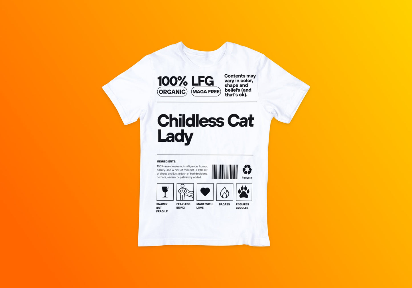 Cat Lady Label Tee