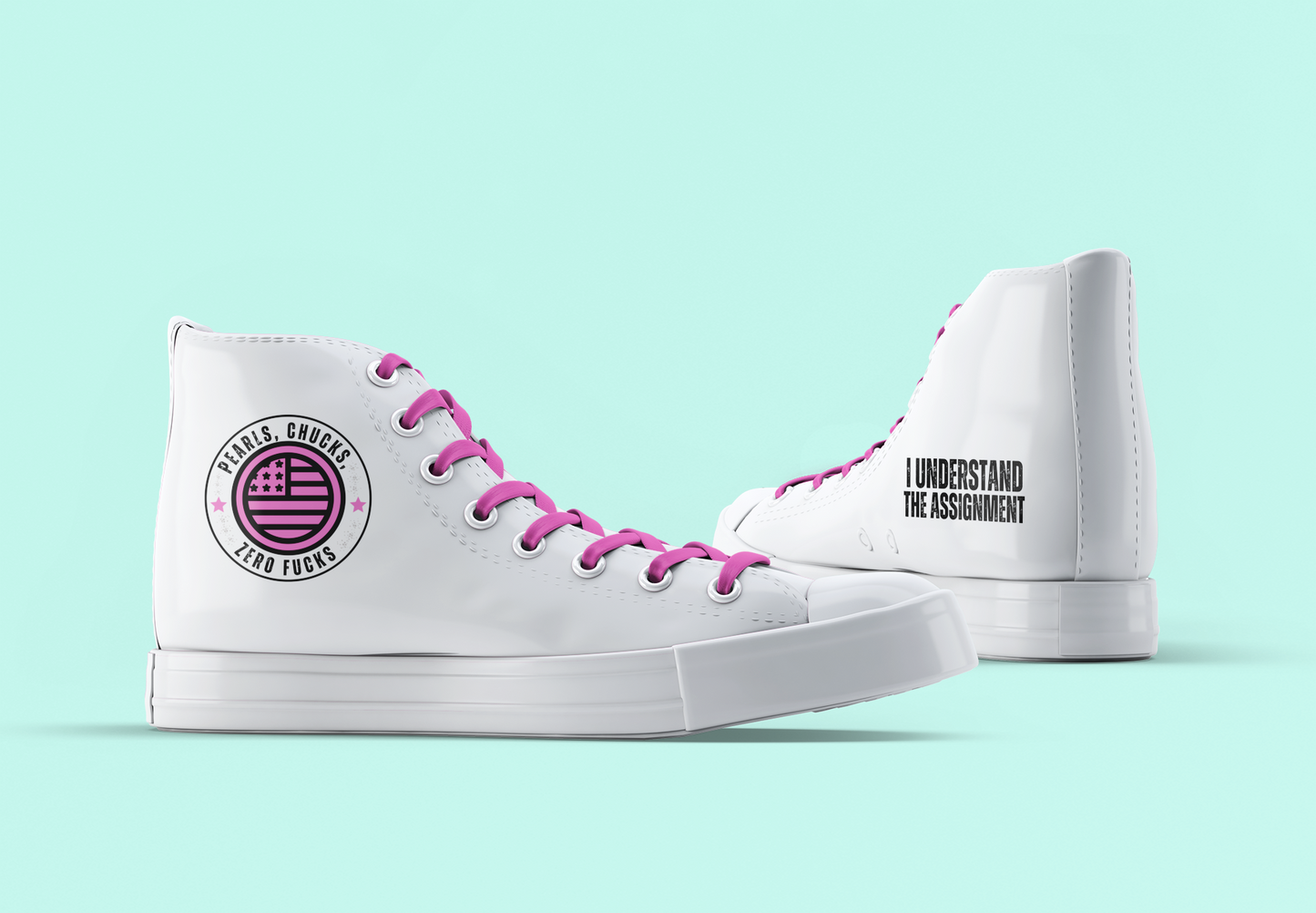 I Understand The Assignment Women’s High Top Sneakers