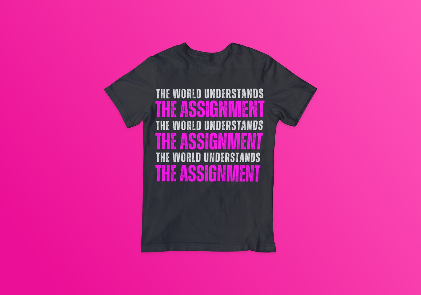 The World Understands The Assignment Tee