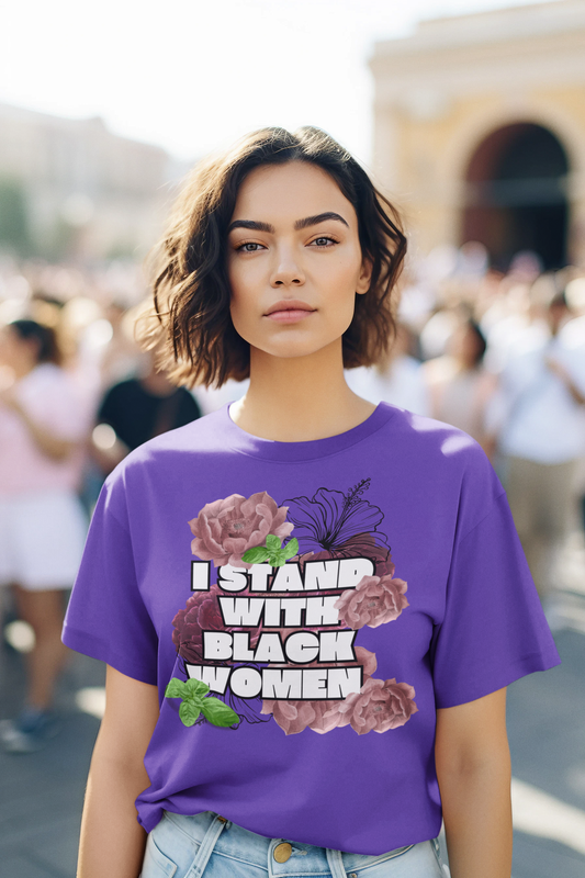 I STAND WITH BLACK WOMEN Unisex Tee