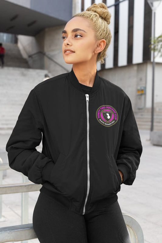 Members Only : Ninety Two Percent Club Blackout Bomber Jacket