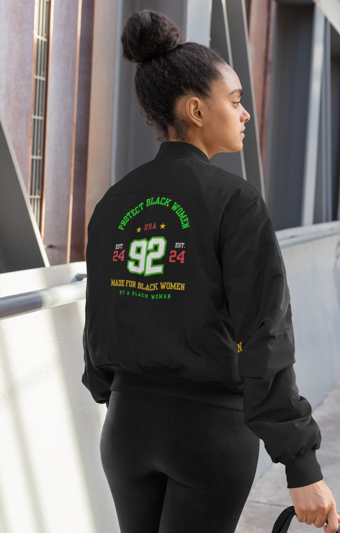 92% Club “For The Culture” Women’s Bomber Jacket