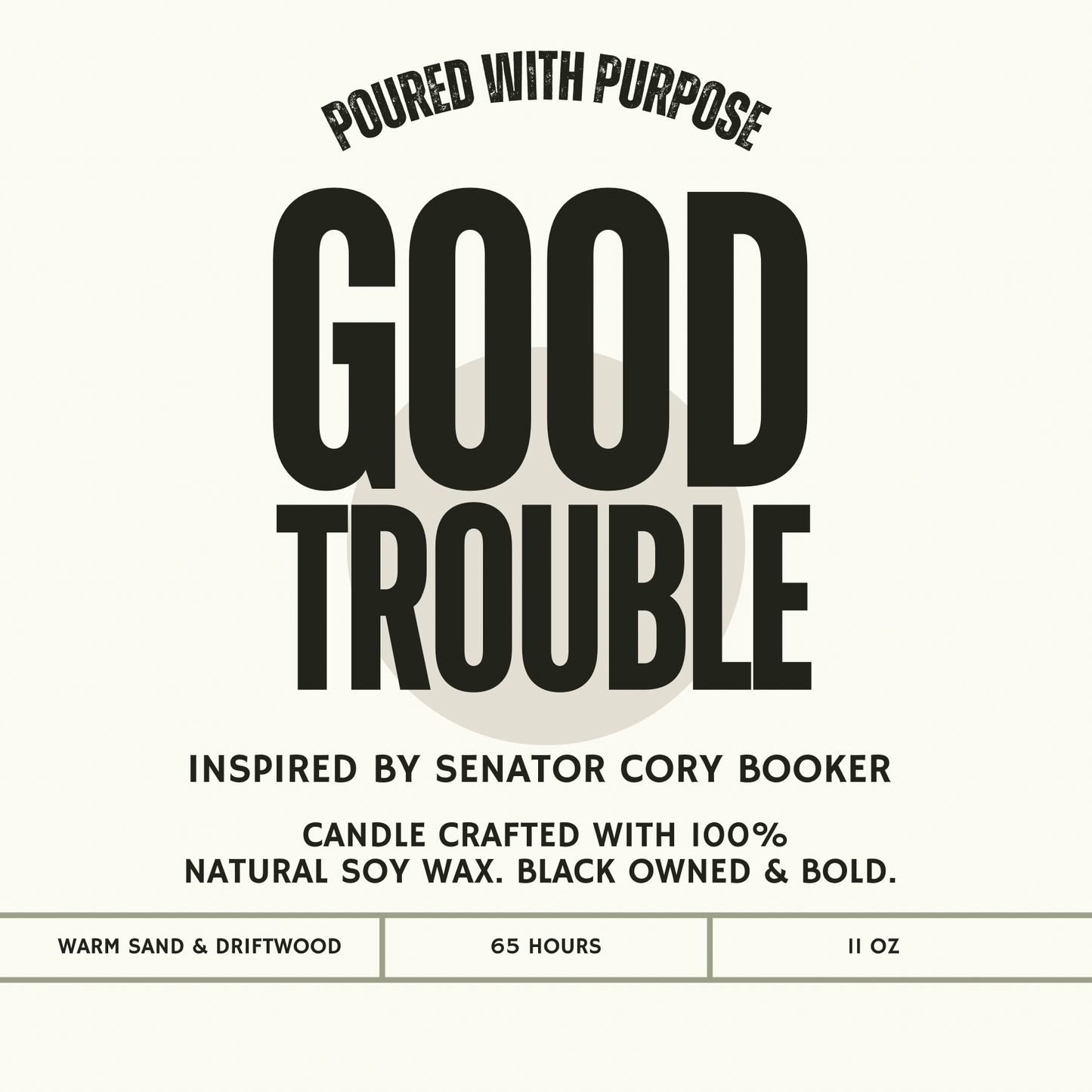 Good Trouble Soy Candle (4oz)