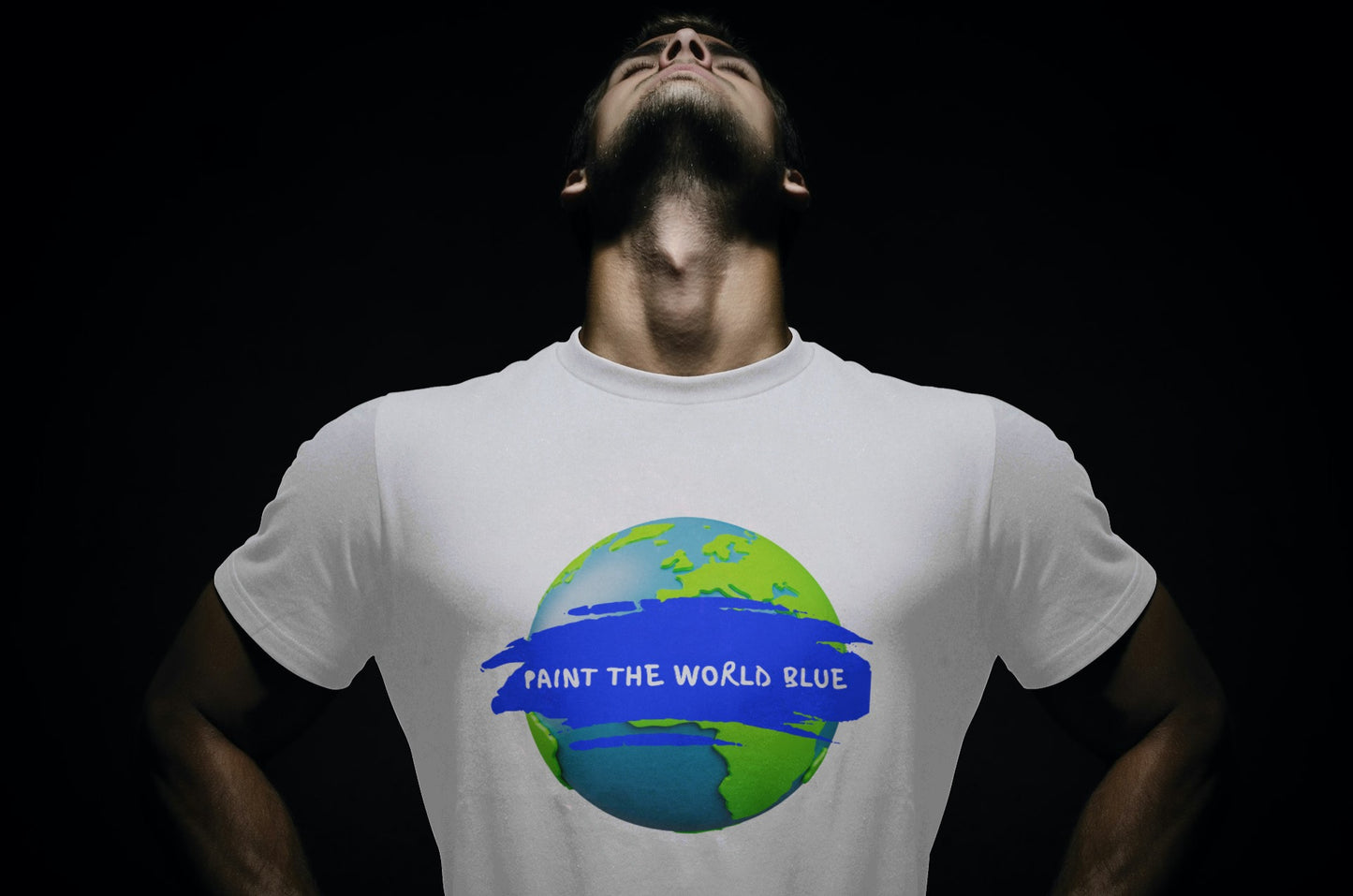 Paint The World Blue Tee