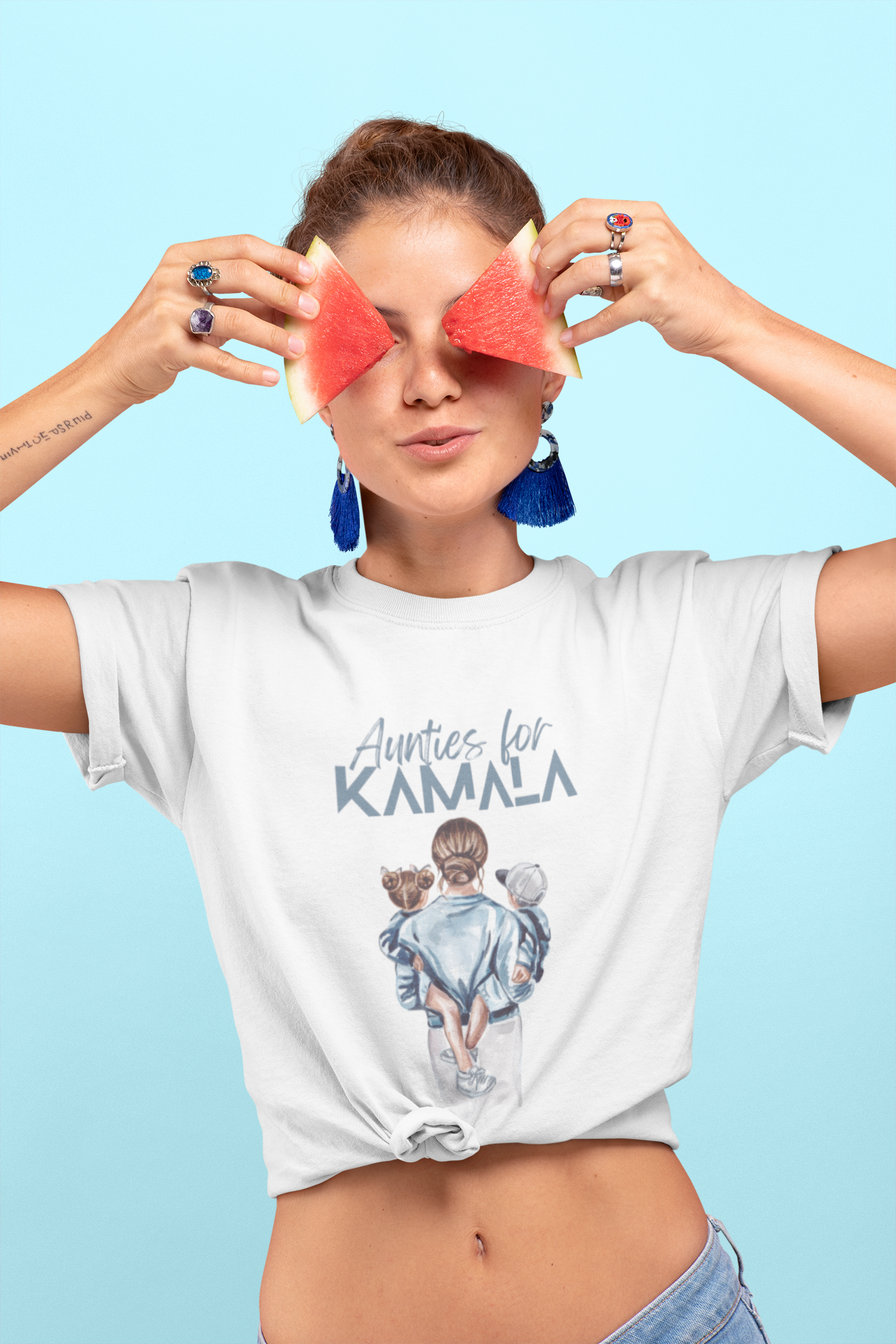 Aunties for Kamala Tee