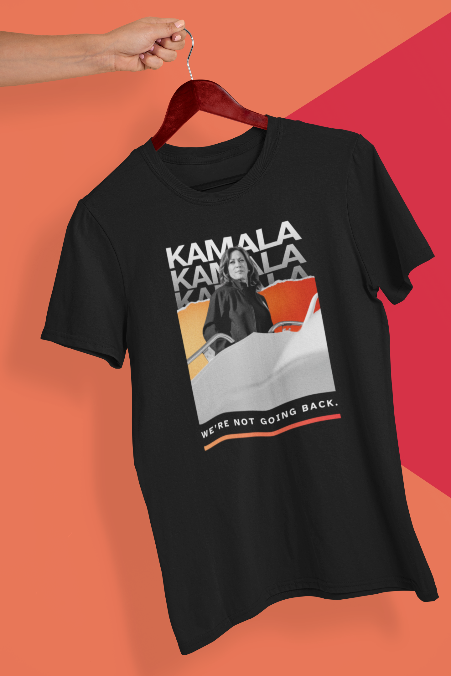 Kamala Harris “We’re Not Going Back” Image Tshirt