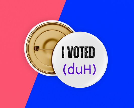 I Voted Pin Button