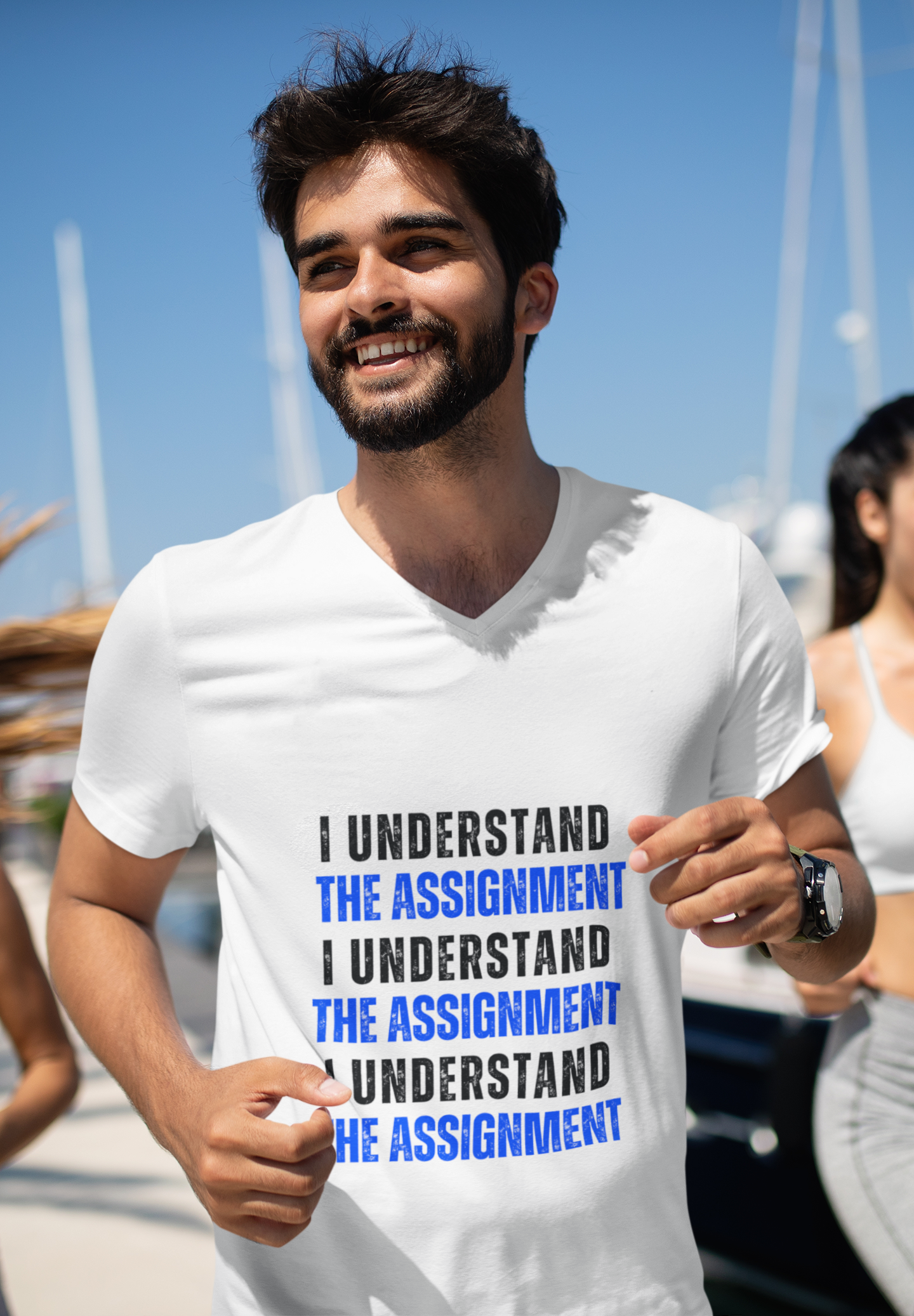 I Understand the Assignment Performance V-Neck T-Shirt